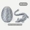Kitcheniva 3D Printed Dragon in Egg Crystal Full Articulated Fidget Toys